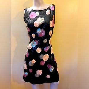 Tired of the LBD? Nadine Boutique 1990’s Sequin Party Dress Short Size L